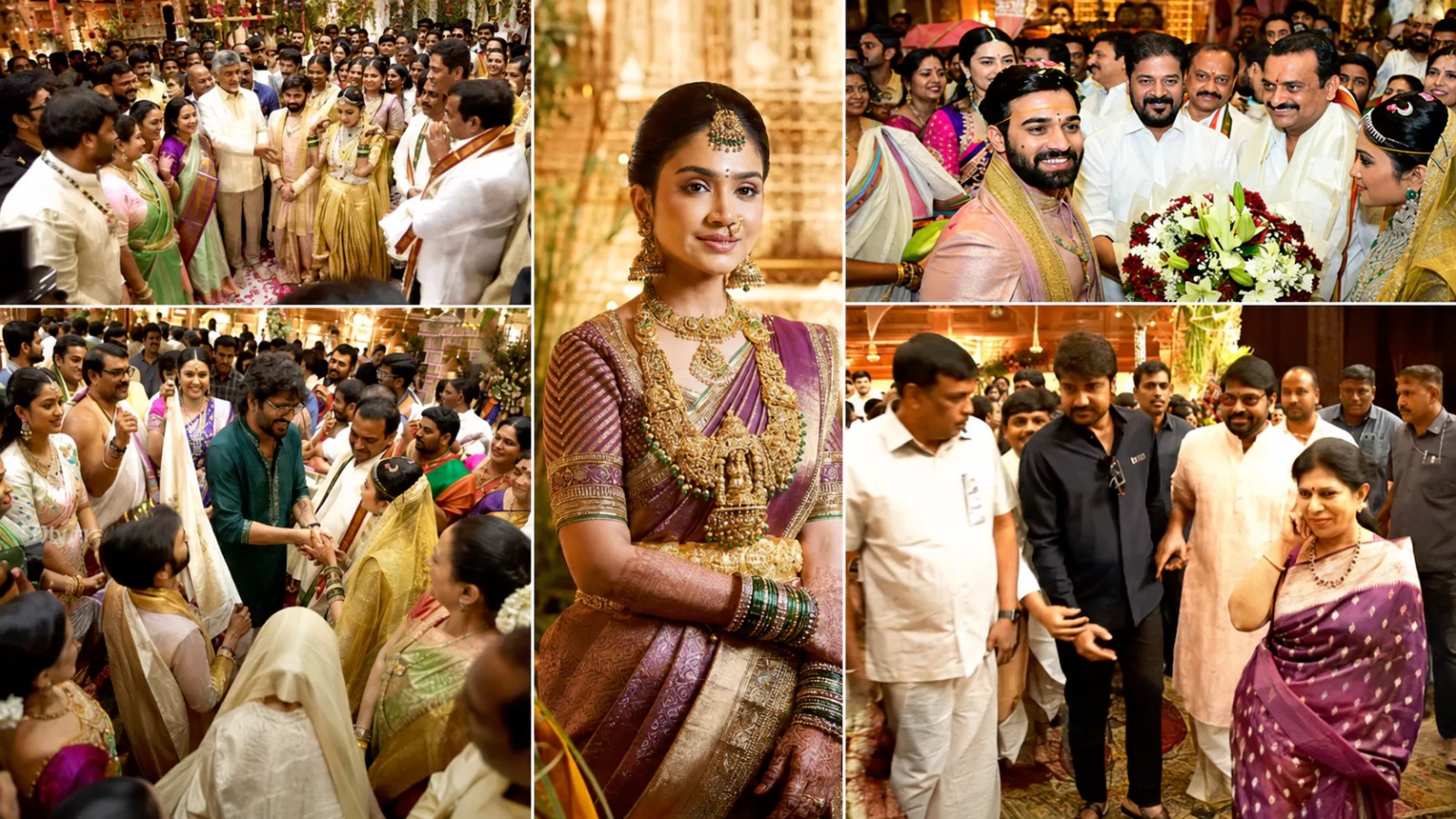 బండ్ల గణేష్ కుమార్తె 'జనని' వివాహం: ఒకే వేదికపై పవన్, రేవంత్, చంద్రబాబు.. కన్నులపండువగా సినీ, రాజకీయ ప్రముఖుల సందడి!